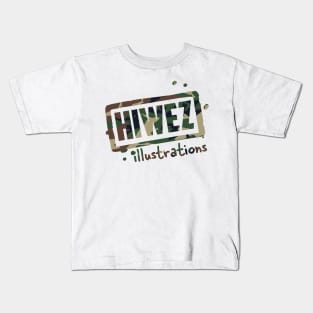 HIWEZ logo M80 Woodland Kids T-Shirt